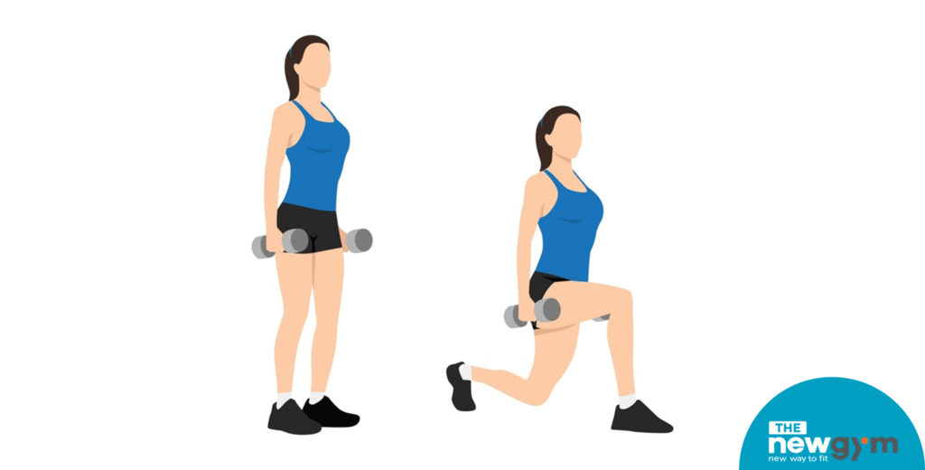 Dumbbell Lunges