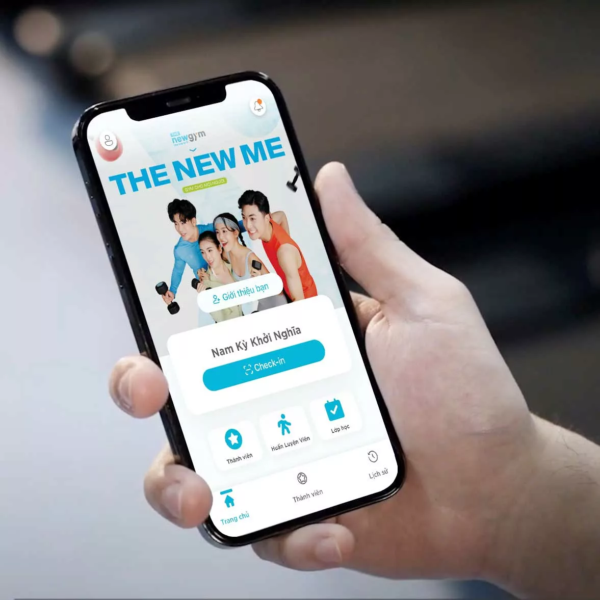 App luyện tập The New Gym
