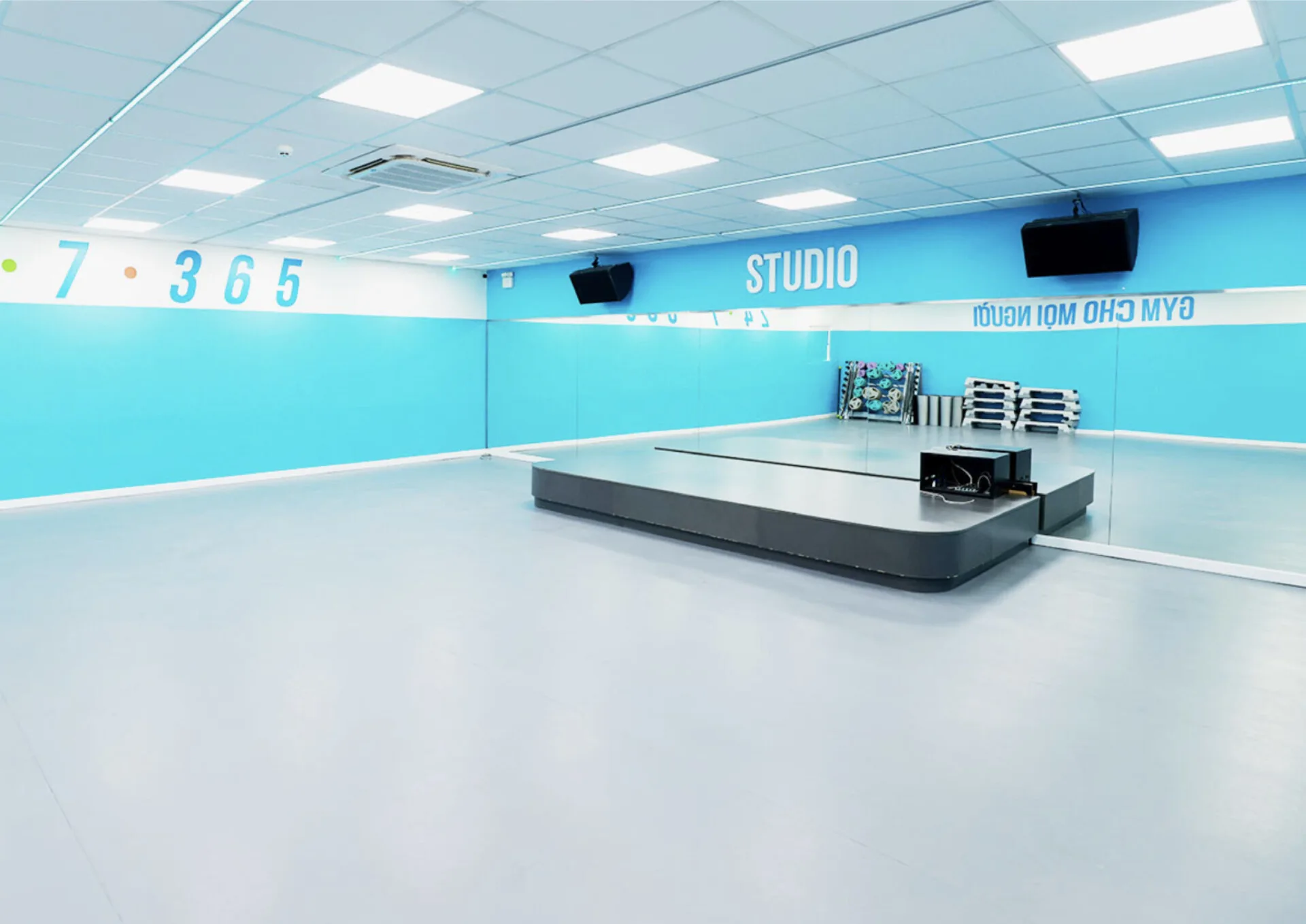 Khu studio tại the new gym hậu giang quận 6