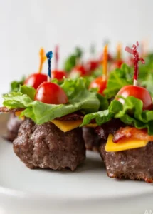 Cheeseburger on a Stick