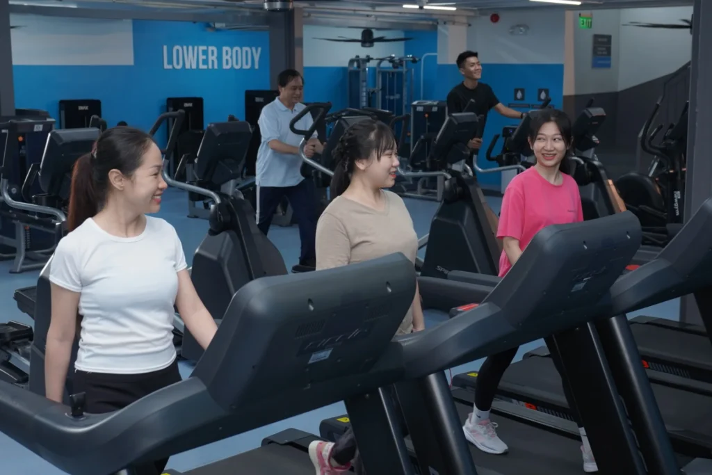 vui ve tap luyen cung may chay bo treadmill