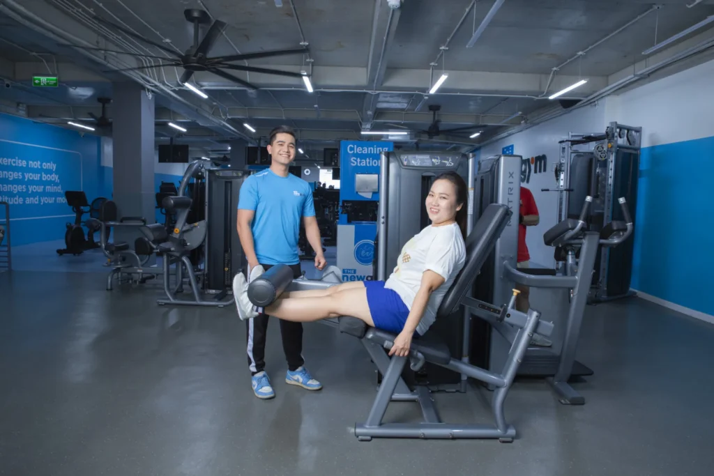 không khí tập luyện