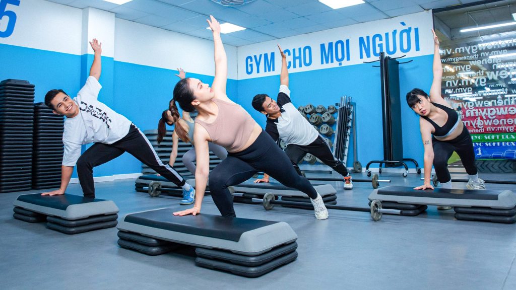 Lớp tập Zumba tại the new gym hậu giang quận 6