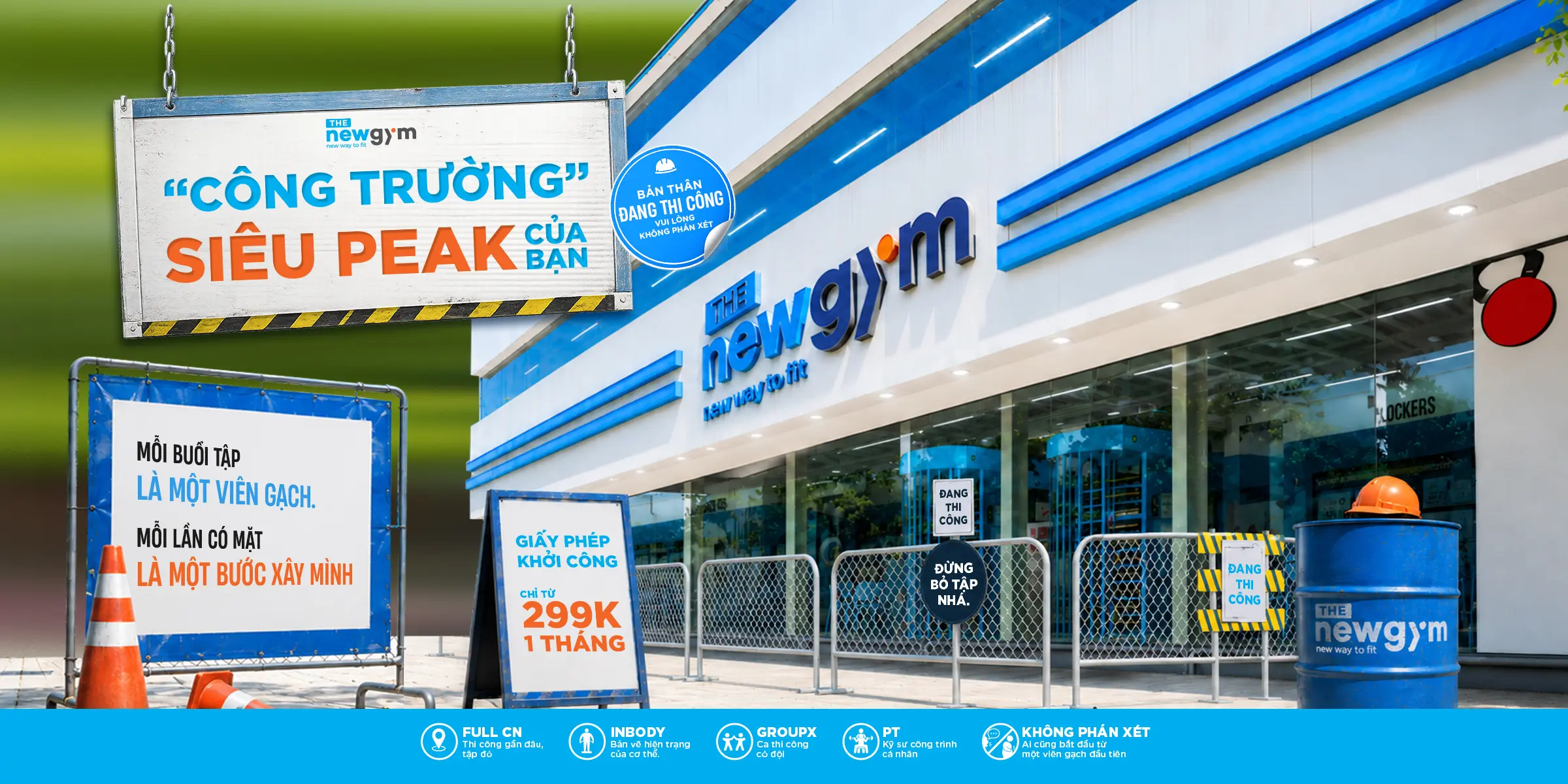The New Gym Banner Cong Truong Ban Than 24001200